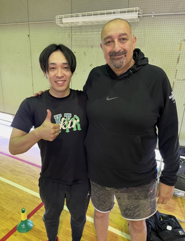 Pete Rivasコーチとの写真
